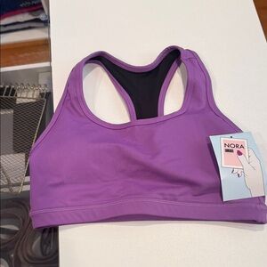 Fleo Nora  Activewear Purple Sports Bra nwt.